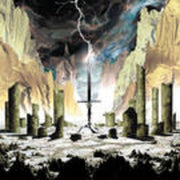 the album cover for The Sword - Gods of the Earth