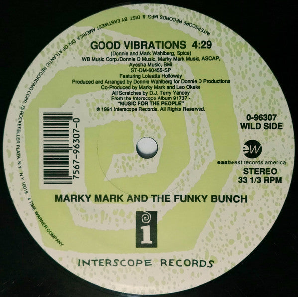 Marky Mark And The Funky Bunch Featuring Loleatta Holloway : Good Vibrations (12", Single, SRC)