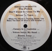 The Police : Zenyatta Mondatta (LP, Album, RE, B -)