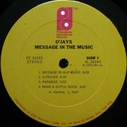 The O'Jays : Message In The Music (LP, Album)