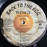 Wings (2) : Back To The Egg (LP, Album, San)