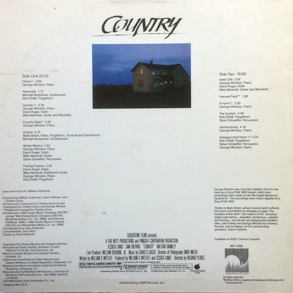 Charles Gross - Windham Hill Artists : Country (An Original Soundtrack Album) (LP, Album)