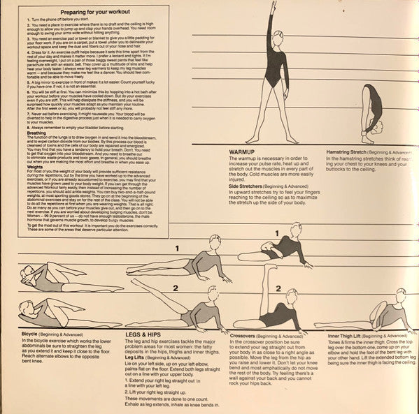 Jane Fonda : Jane Fonda's Workout Record (2xLP, Comp, Ter)