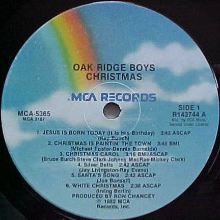 The Oak Ridge Boys : Christmas (LP, Album, Club)