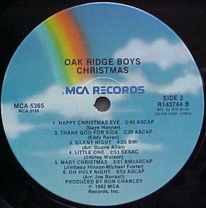 The Oak Ridge Boys : Christmas (LP, Album, Club)