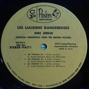 Duke Jordan : Les Liaisons Dangereuses (Music Of The Original Soundtrack From The Motion Picture) (LP, Album)