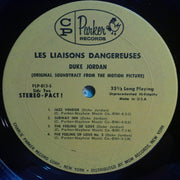 Duke Jordan : Les Liaisons Dangereuses (Music Of The Original Soundtrack From The Motion Picture) (LP, Album)