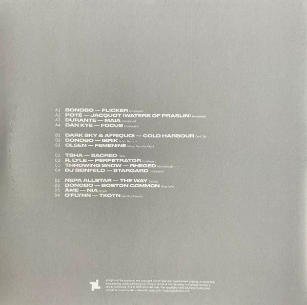 Bonobo : Fabric Presents Bonobo (2xLP, Comp)