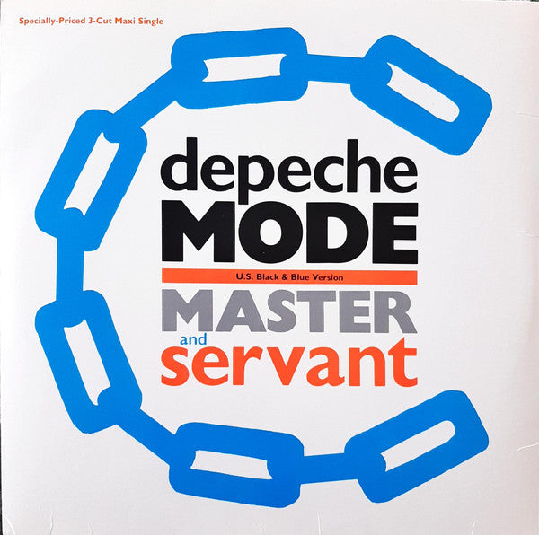 Depeche Mode : Master And Servant (U.S. Black & Blue Version) (12", Maxi)