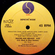 Depeche Mode : Master And Servant (U.S. Black & Blue Version) (12", Maxi)