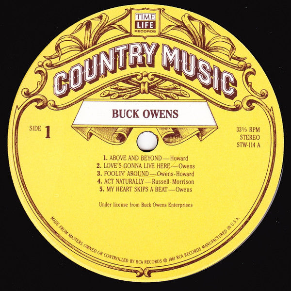 Buck Owens : Country Music (LP, Comp, No )