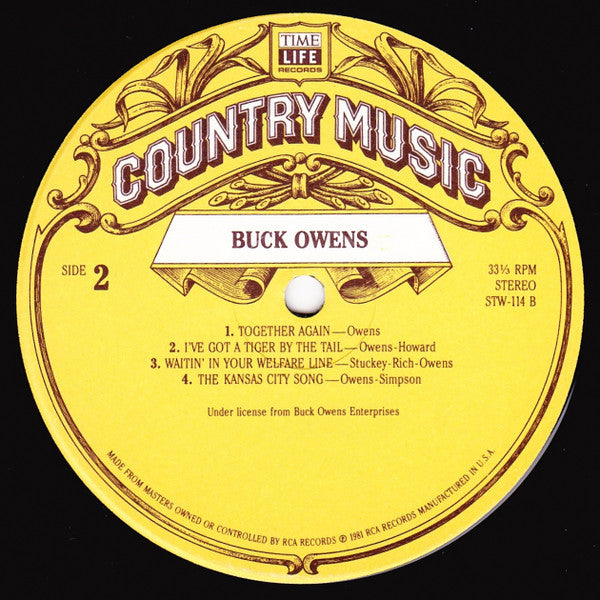Buck Owens : Country Music (LP, Comp, No )