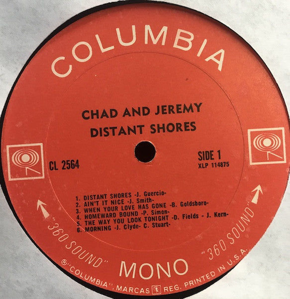 Chad & Jeremy : Distant Shores (LP, Album, Mono, Pit)