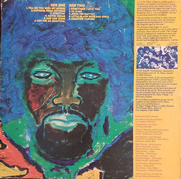 Billy Preston : The Kids & Me (LP, Album, Ter)