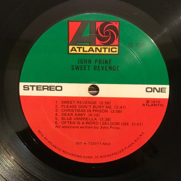 John Prine : Sweet Revenge (LP, Album, MO)
