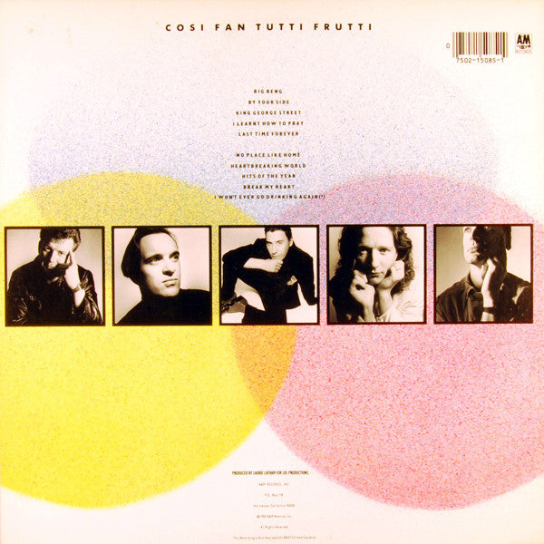 Squeeze (2) : Cosi Fan Tutti Frutti (LP, Album, RCA)
