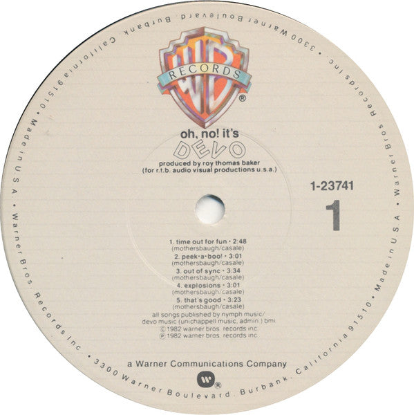 Devo : Oh, No! It's Devo (LP, Album, Jac)