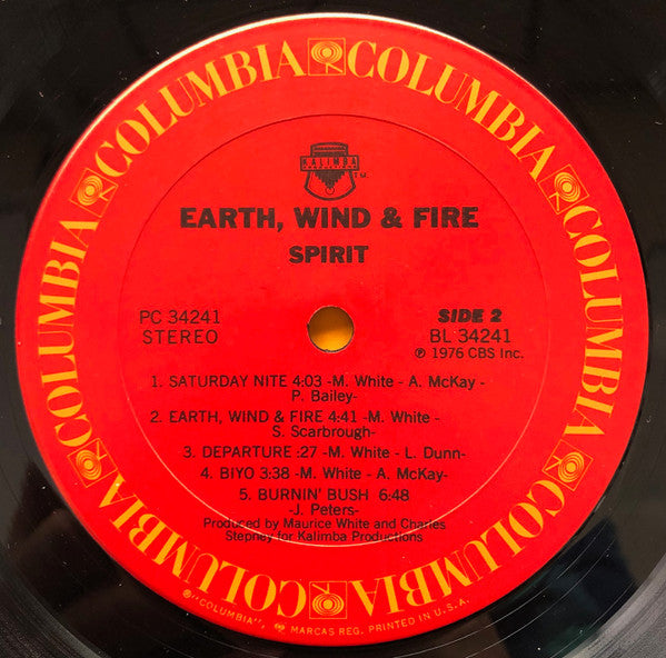 Earth, Wind & Fire : Spirit (LP, Album, Pit)