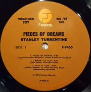 Stanley Turrentine : Pieces Of Dreams (LP, Album, Promo, Gat)