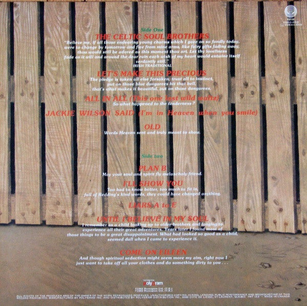 Kevin Rowland & Dexys Midnight Runners : Too-Rye-Ay (LP, Album)