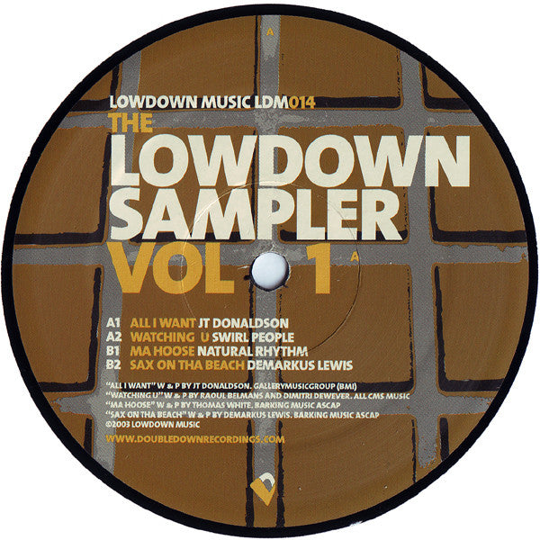 Various : The Lowdown Sampler Vol 1 (12", Smplr)