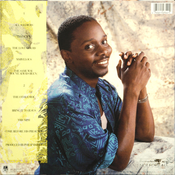 Philip Bailey : Triumph (LP, Album, Ele)
