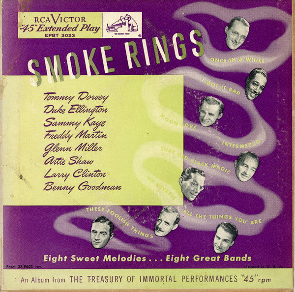 Various : Smoke Rings (2x7", Album, EP, Comp, Gat)