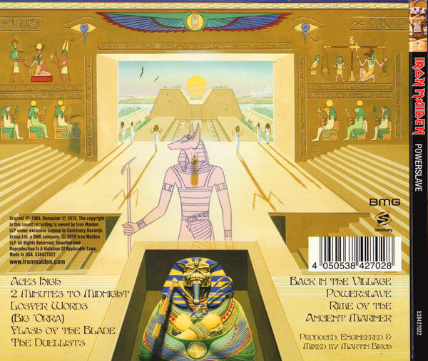 Iron Maiden : Powerslave (CD, Album, RE, RM, Dig)