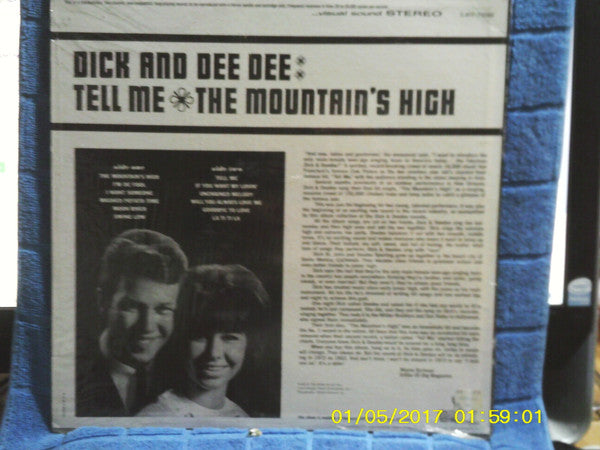 Dick And Dee Dee : Tell Me - The Mountain's High (LP, Album)