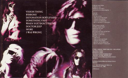 The Sisters Of Mercy : Vision Thing (Cass, Album, SR)