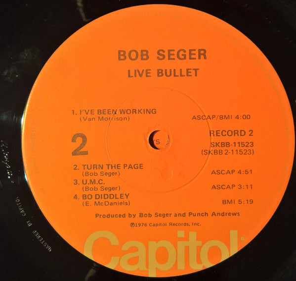 Bob Seger & The Silver Bullet Band* : Live Bullet (2xLP, Album, Jac)