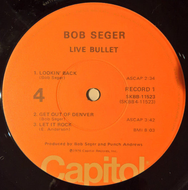 Bob Seger & The Silver Bullet Band* : Live Bullet (2xLP, Album, Jac)
