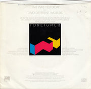 Foreigner : That Was Yesterday (7", Single, SP )
