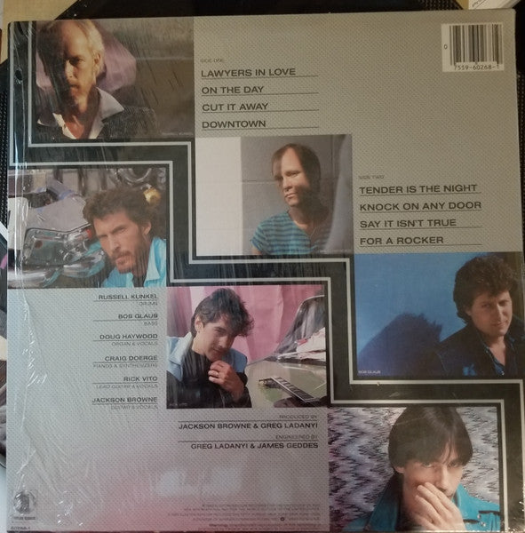 Jackson Browne : Lawyers In Love (LP, Album, Club)