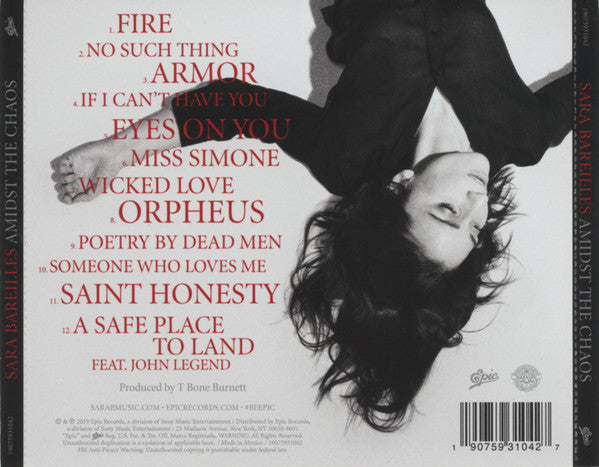 Sara Bareilles : Amidst The Chaos (CD, Album)