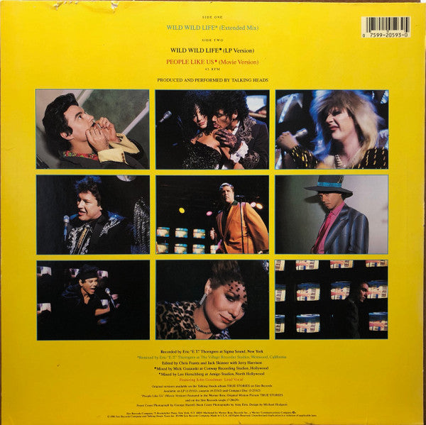 Talking Heads : Wild Wild Life (12", Maxi, Spe)