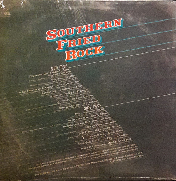 Various : Southern Fried Rock (LP, Comp, 66)