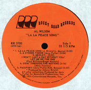 Al Wilson : La La Peace Song (LP, Album, PRC)