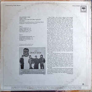 Grace Slick And The Great Society : Vol.2 Collector's Item How It Was (LP, Album, Pit)