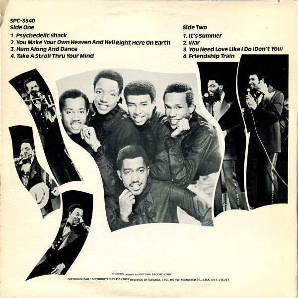 The Temptations : Psychedelic Shack (LP, Album, RE)