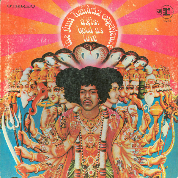The Jimi Hendrix Experience : Axis: Bold As Love (LP, Album, RP, Pit)