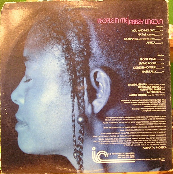 Abbey Lincoln : People In Me (LP, Album, RE, Gat)
