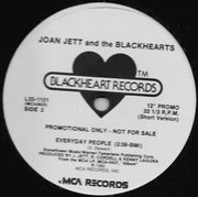 Joan Jett And The Blackhearts* : Everyday People (12", Single, Promo, Pin)