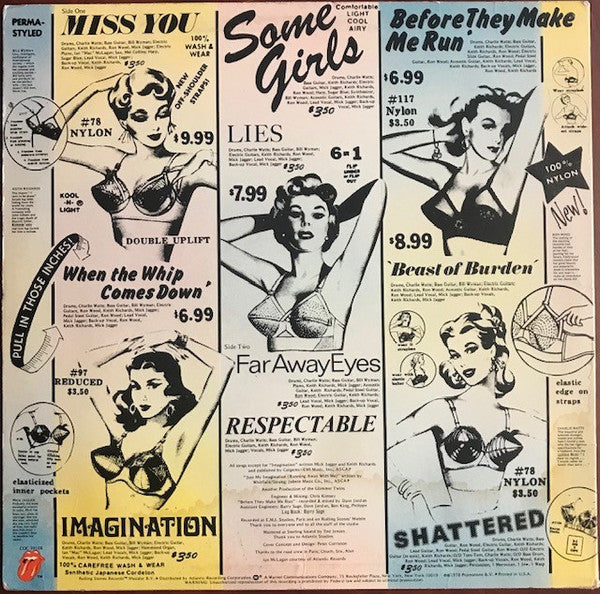 The Rolling Stones : Some Girls (LP, Album, 1st)