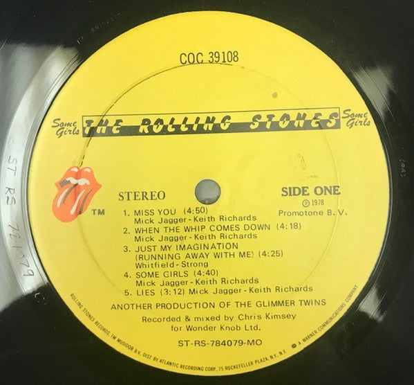 The Rolling Stones : Some Girls (LP, Album, 1st)