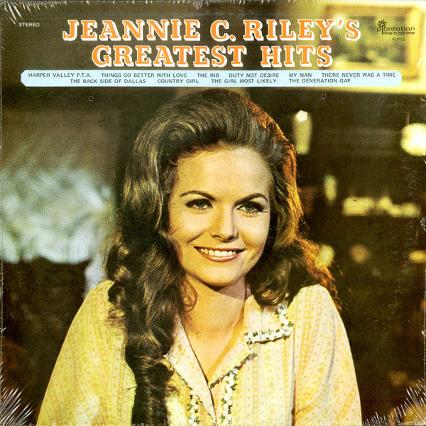 Jeannie C. Riley : Jeannie C. Riley's Greatest Hits (B&W Back Cover) (LP, Comp)