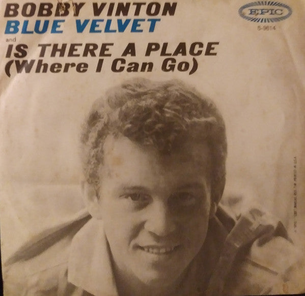 Bobby Vinton : Blue Velvet / Is There A Place (Where I Can Go) (7", Single, Hol)