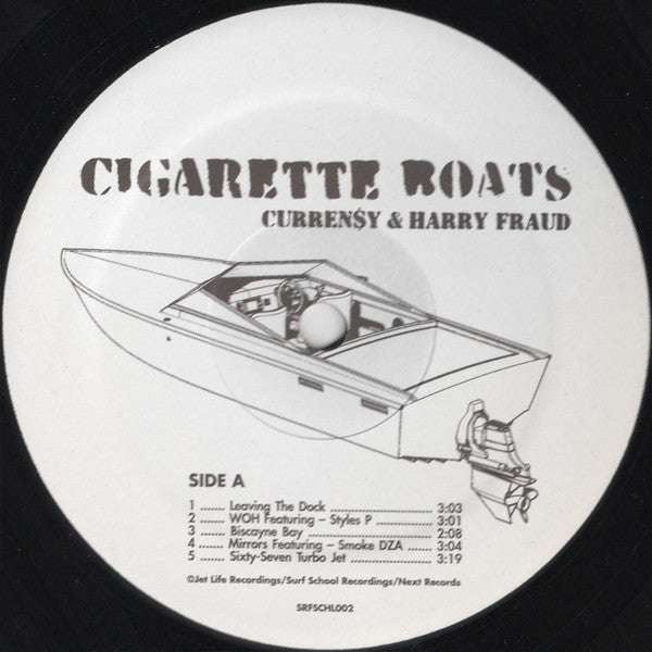 Curren$y & Harry Fraud : Cigarette Boats (12", EP)