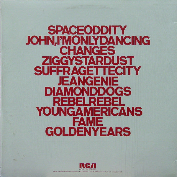 Buy David Bowie : ChangesOneBowie (LP, Comp, Ind) Online for a