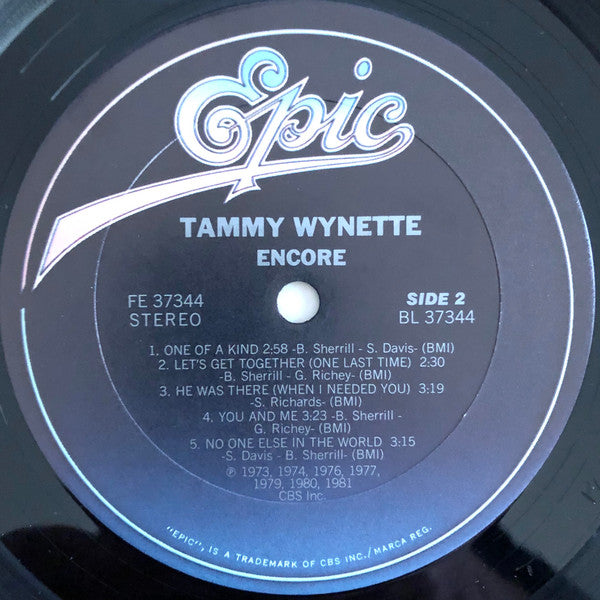 Tammy Wynette : Encore (LP, Album, Comp, Ter)